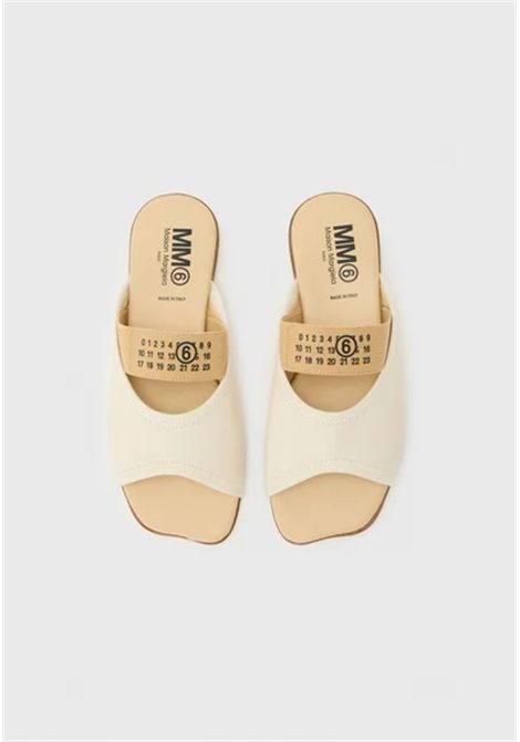 Sandali con fascia logo MM6 KIDS MAISON MARGIELA | 823861